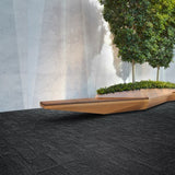 Interface Etched & Threaded E612 Carpet Planks Umber