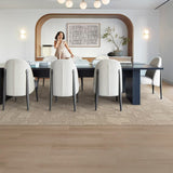Interface Etched & Threaded E612 Carpet Planks Wheat