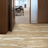 Interface Etched & Threaded E616 Carpet Planks Pewter