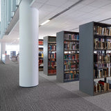 Interface Etched & Threaded E616 Carpet Planks Platinum