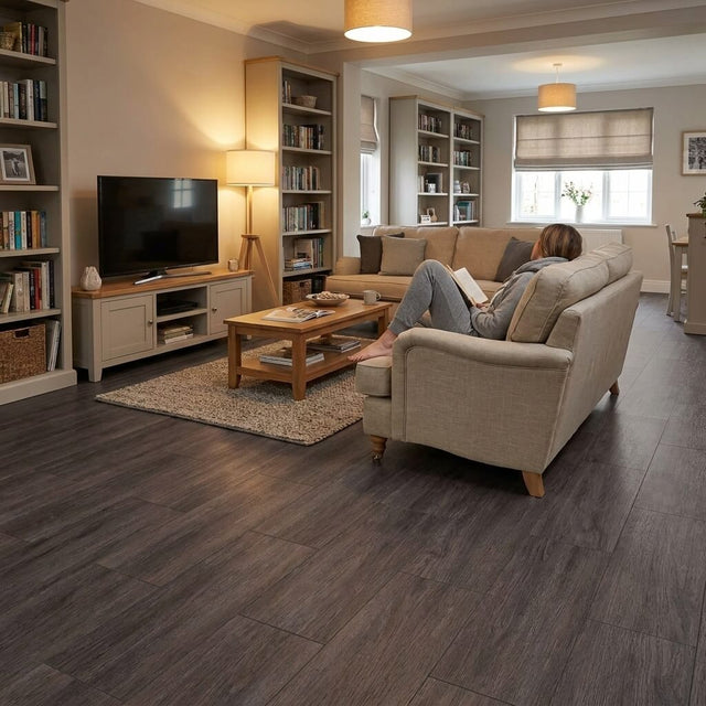 Luvanto Design LVT Plank Smoked Charcoal