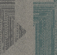 Interface Open Air 403 Transition Nickel/Teal 9705006 Carpet Tiles