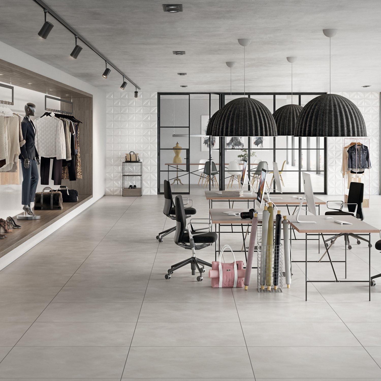 Polyflor Expona Design Stone & Abstract PUR - Pearl Stone 9128