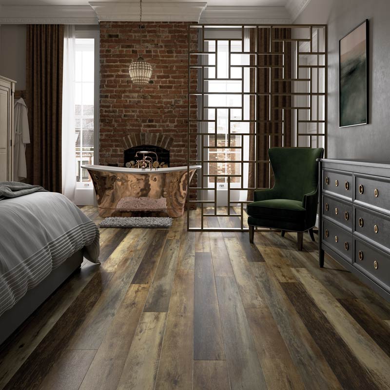 Polyflor Expona Design Wood Gluedown  - Rustic Spiced Timber 9047