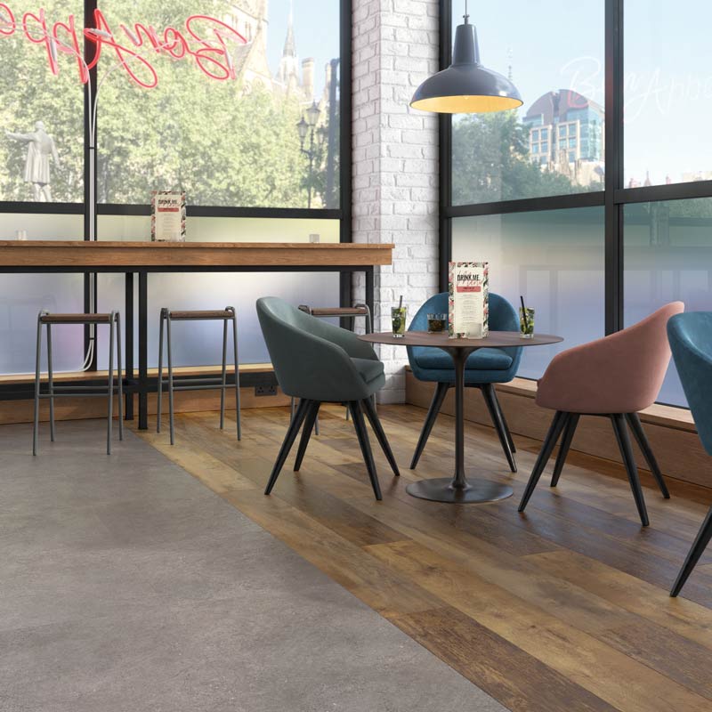 Polyflor Expona Design Wood Gluedown  - Whiskey Barrel Timber 9049