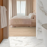 Gerflor Creation 55 Gluedown White Marble 1743