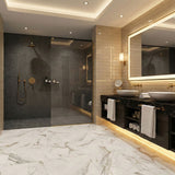 Gerflor Creation 55 Gluedown White Marble 1743