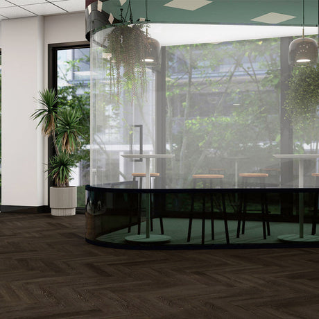 Balsan Elite Gluedown 55 - Jive Auburn Herringbone LVT Gluedown LVT from DCTUK