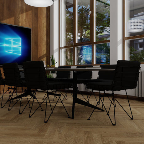 Balsan Elite Gluedown 55 - Jive Honey Herringbone LVT Gluedown LVT from DCTUK