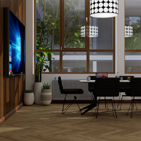 Balsan Elite Gluedown 55 - Jive Honey Herringbone LVT Gluedown LVT from DCTUK