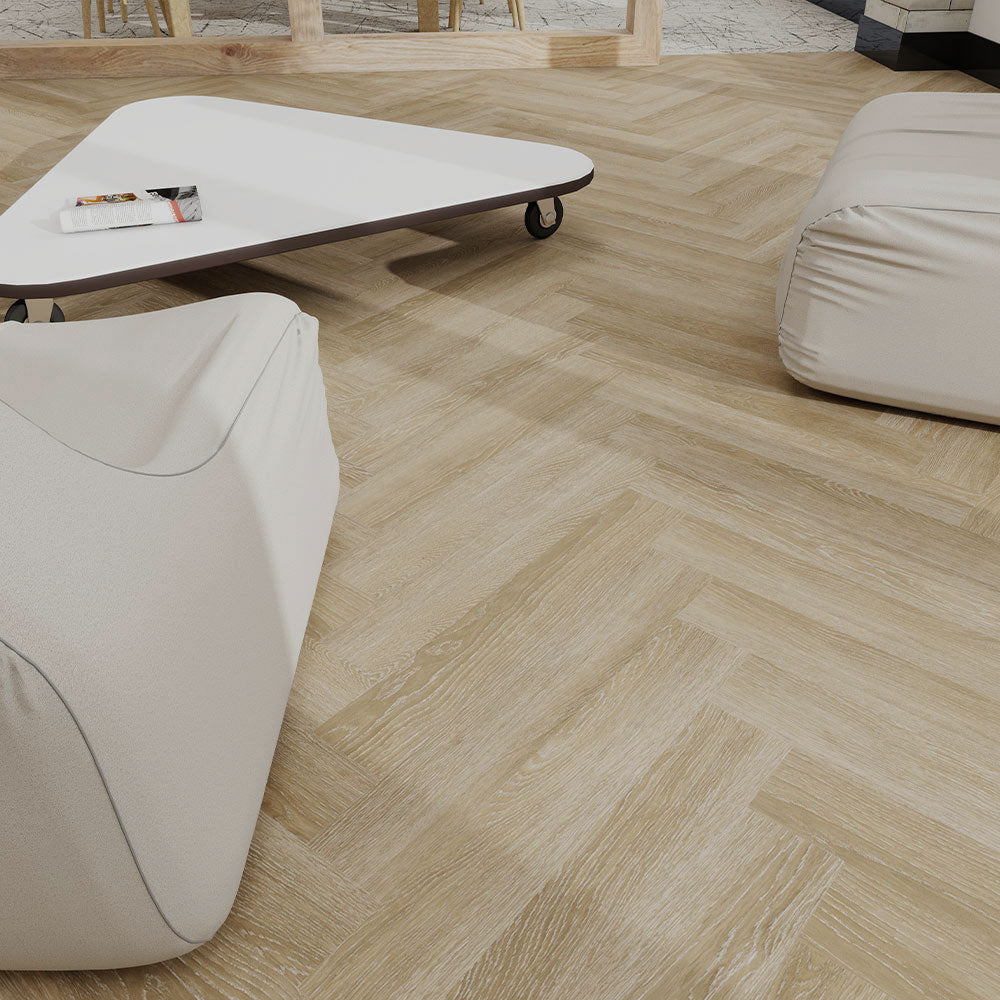 Balsan Elite Gluedown 55 - Jive Natural Herringbone LVT Gluedown LVT from DCTUK