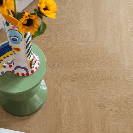 BerryAlloc Spirit Soul 55 - Eliza Herringbone Plank Gluedown LVT from DCTUK
