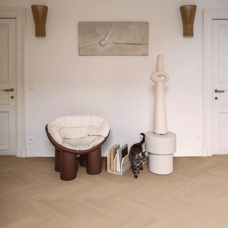 BerryAlloc Spirit Soul 55 - Luna Herringbone Plank Gluedown LVT from DCTUK