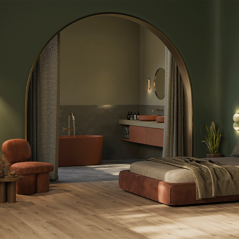 BerryAlloc Spirit Soul 55 - Tori Tile Gluedown LVT from DCTUK