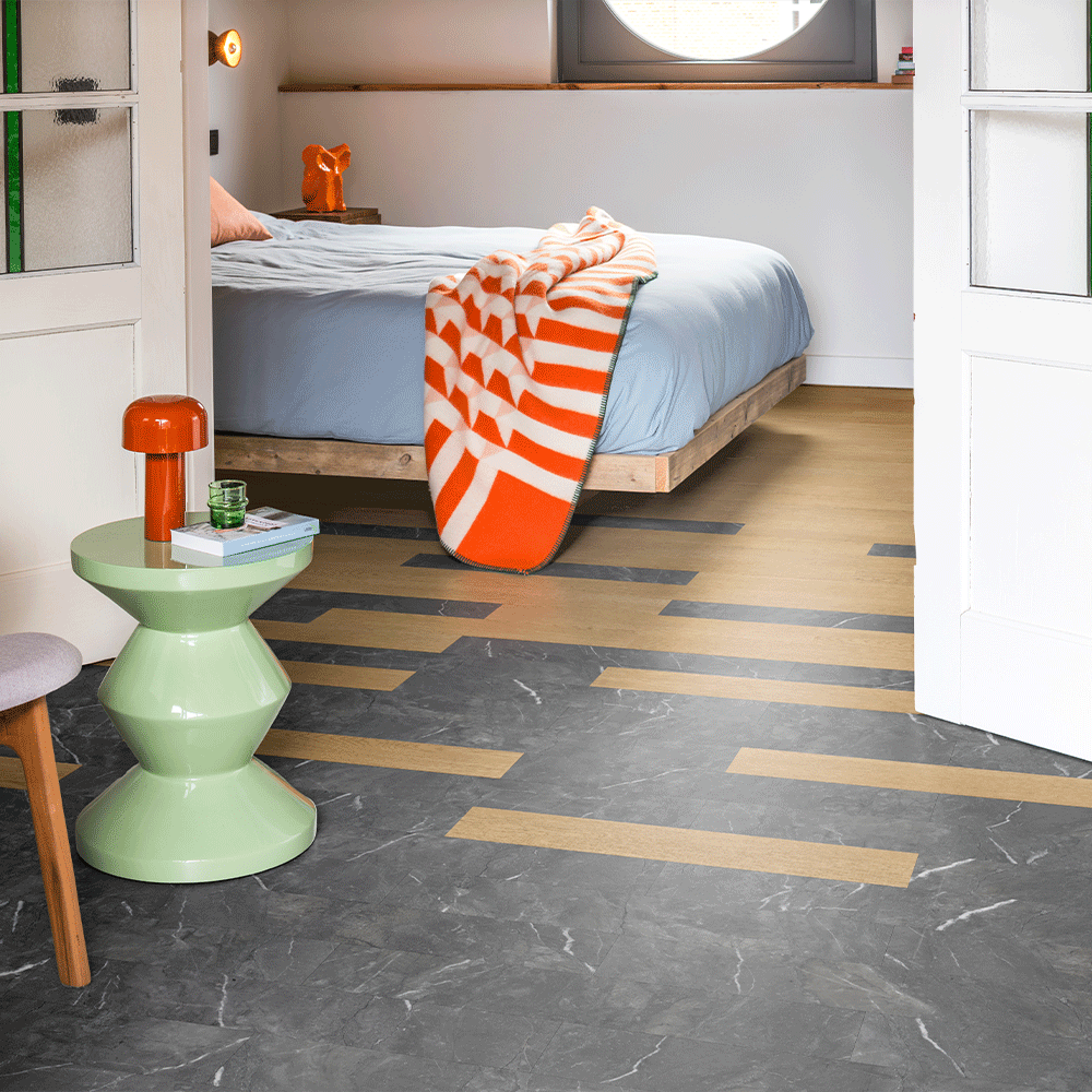 BerryAlloc Spirit Soul 55 - Zigi Herringbone Plank Gluedown LVT from DCTUK