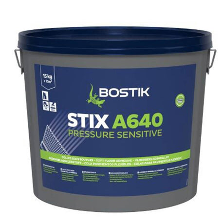 Bostik STIX A640 Pressure Sensitive (15kg) Adhesives - DCTUK