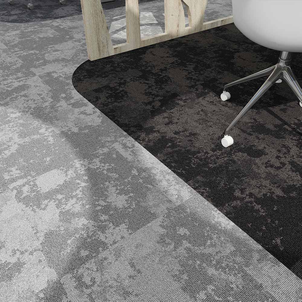 Burmatex Snowfall 35708 Silver Drizzle Carpet Tiles - DCTUK