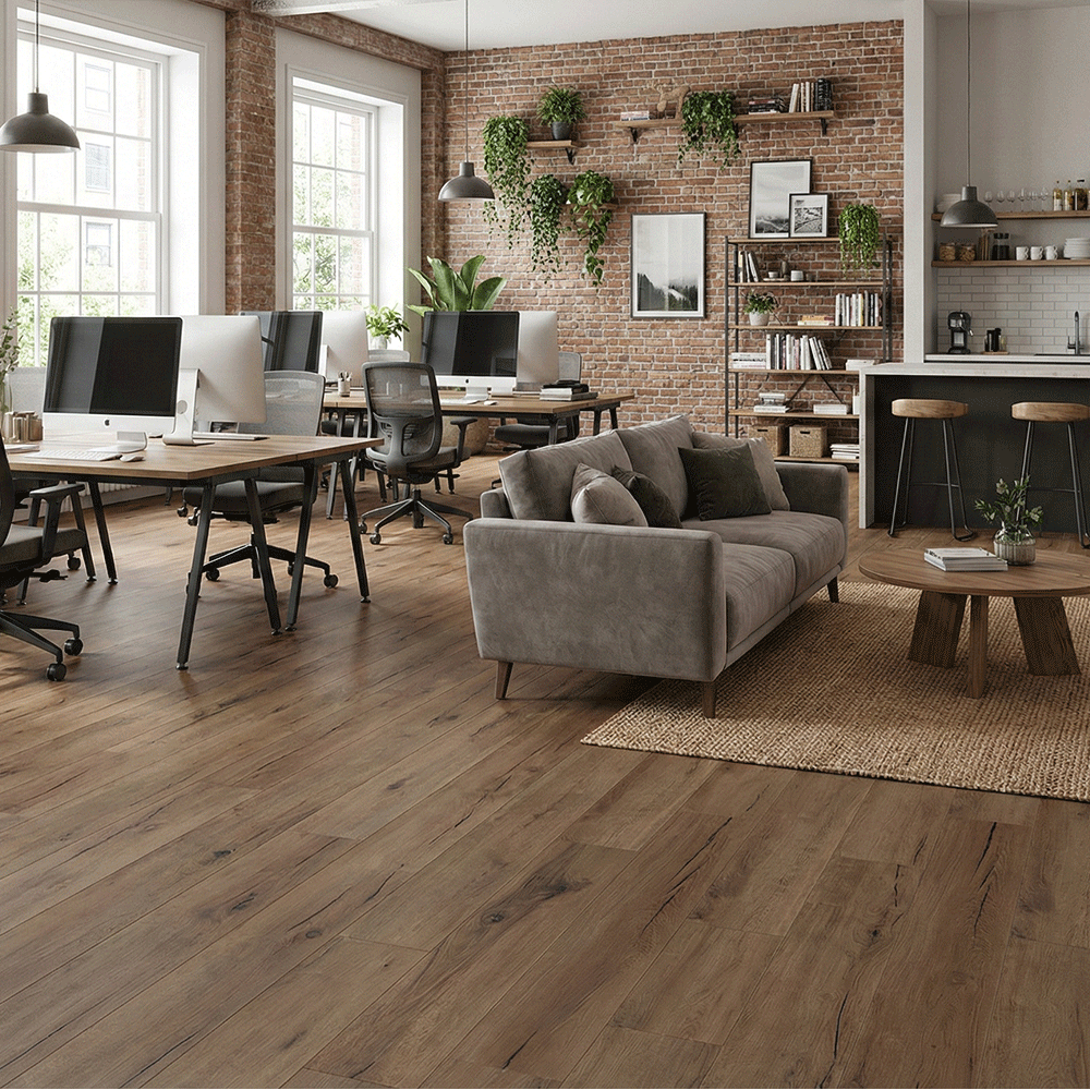 Gerflor Creation 55 Gluedown Cedar Dark Brown 1605
