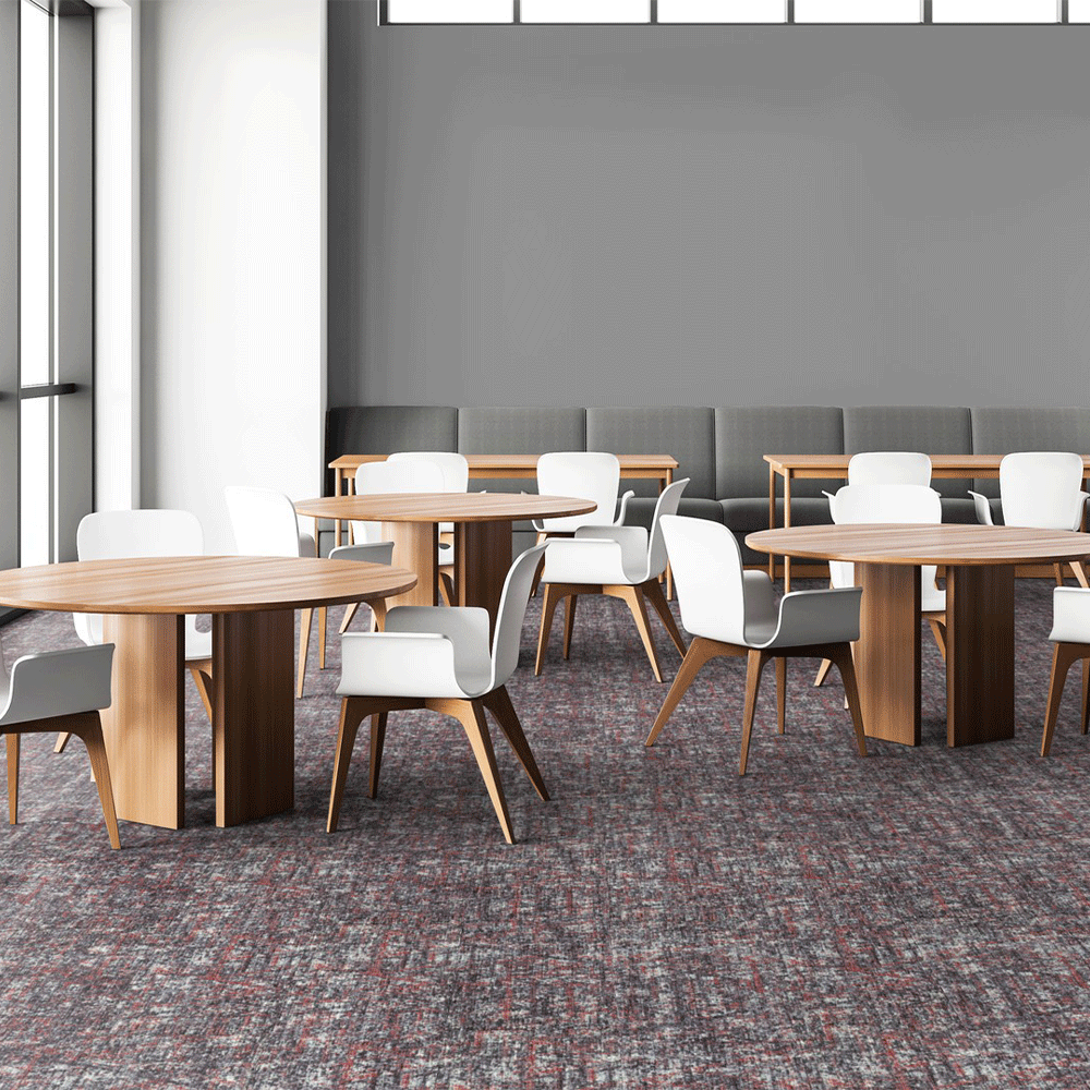 Milliken Modern Movement Crossing Lines Light Colour Pop Carpet Planks