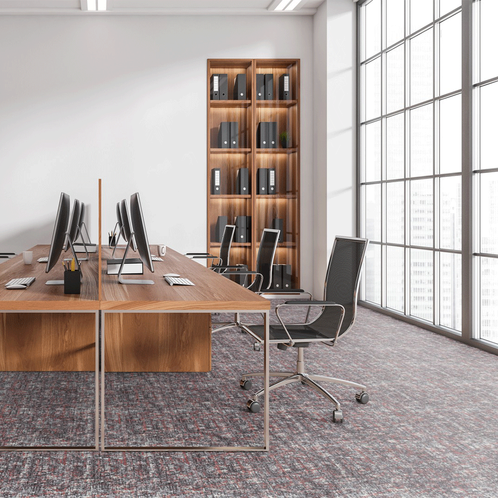 Milliken Modern Movement Crossing Lines Light Colour Pop Carpet Planks