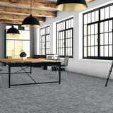Milliken Modern Movement Crossing Lines Dark Carpet Planks