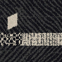 Interface Dressed Lines Accent Hour Carpet Planks Ebony 1905006 Carpet Planks