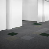 EGE Epoca Contra Ecotrust Army Green 069235548 Carpet Tiles - DCTUK