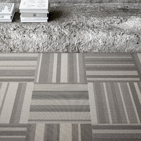 EGE Rawline Scala Minimal Ecotrust Beige RFM 52952511 Denim Stripe Carpet Tiles - DCTUK