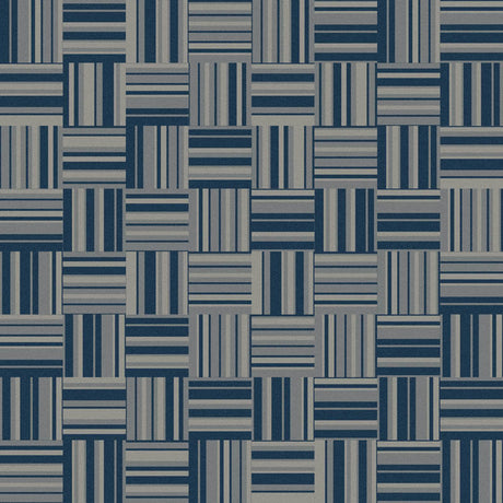 EGE Rawline Scala Minimal Ecotrust Blue RFM52952514 Denim Stripe Carpet Tiles - DCTUK