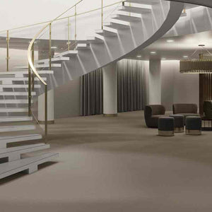 EGE Una Tempo Ecotrust Light Brown 092314048 Carpet Tiles - DCTUK