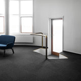 EGE Una Tempo Stripe Ecotrust Beige 067626048 Carpet Tiles - DCTUK