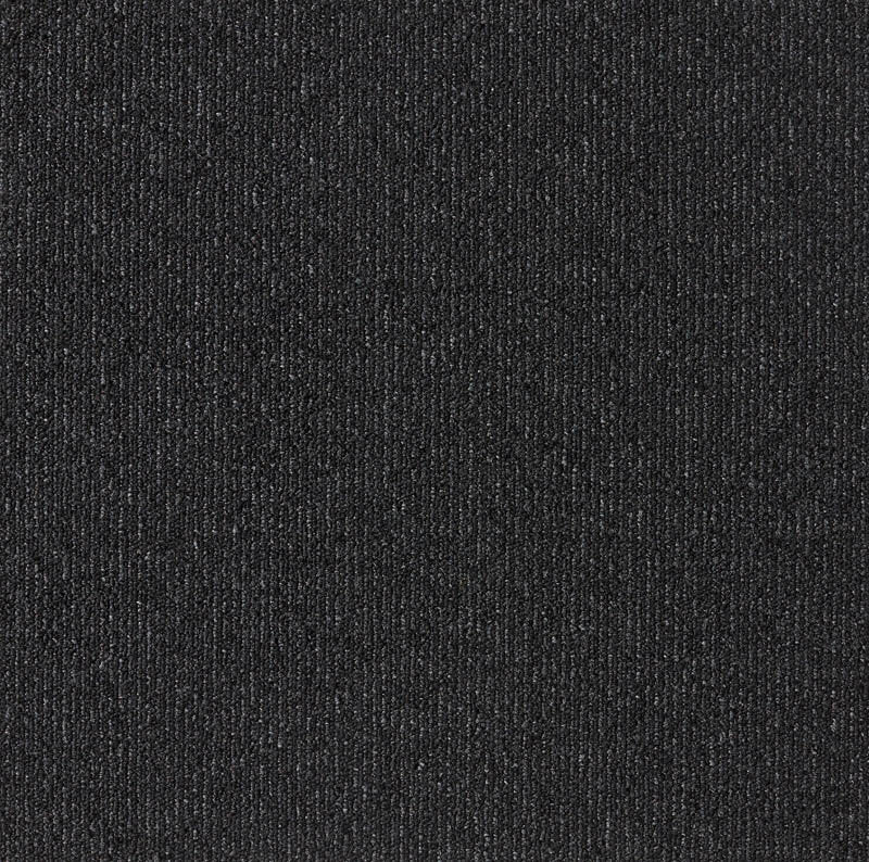 EGE Una Tempo Stripe Ecotrust Deep Black 067682048 Carpet Tiles - DCTUK