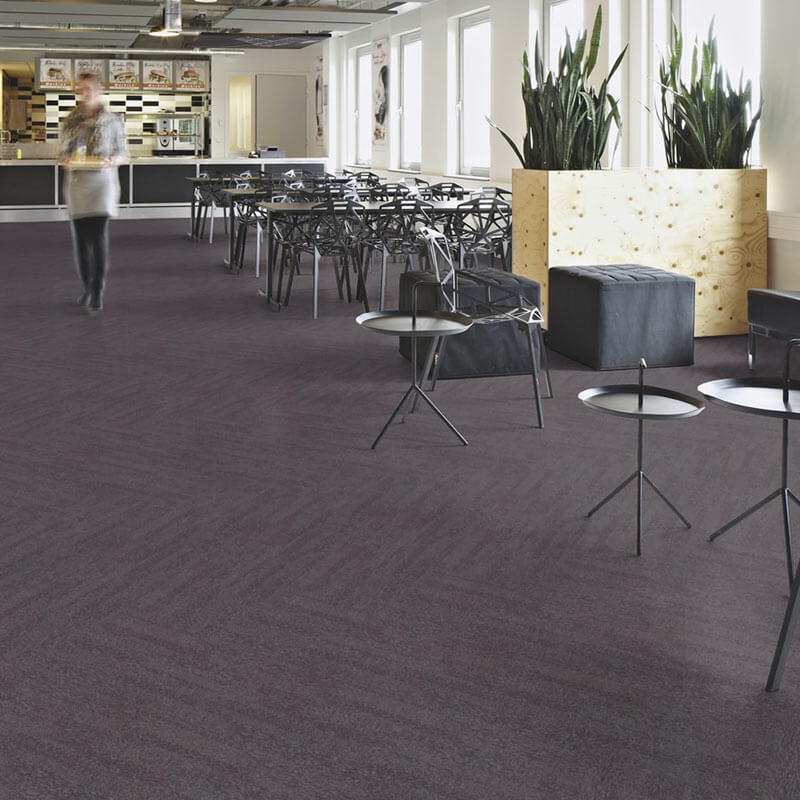 Forbo Flotex Colour Penang Carpet Tiles Anthracite Carpet Tiles - DCTUK