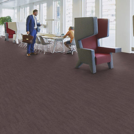 Forbo Flotex Colour Penang Carpet Tiles Anthracite Carpet Tiles - DCTUK