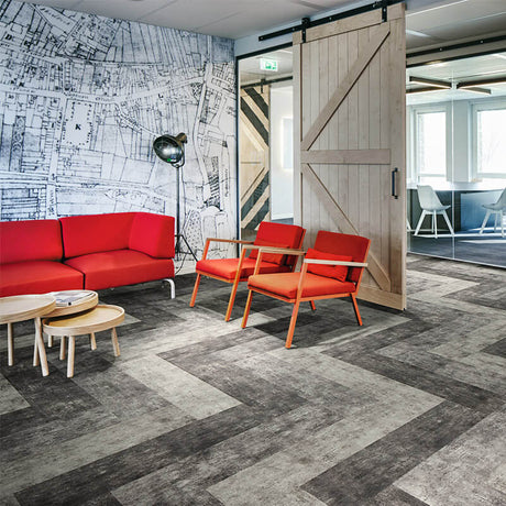 Forbo Flotex Concrete SPA 139013 Carpet Planks - DCTUK