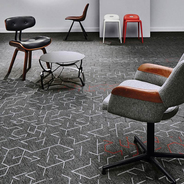 Forbo Flotex Triad Amber Carpet Planks - DCTUK