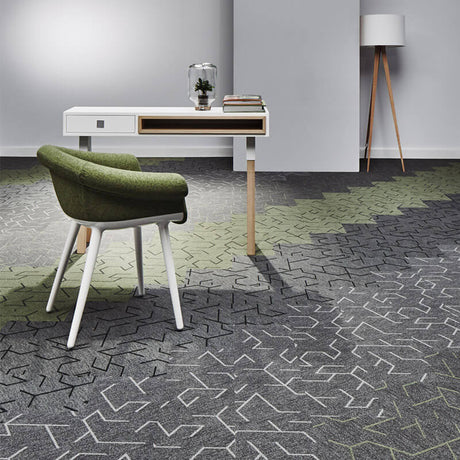 Forbo Flotex Triad Amber Carpet Planks - DCTUK