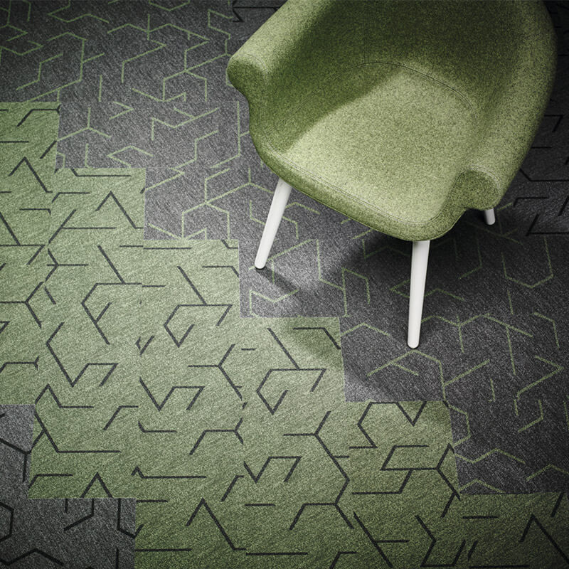 Forbo Flotex Triad Amber Carpet Planks - DCTUK