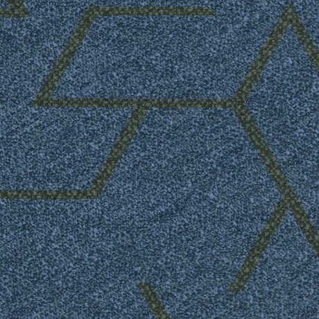 Forbo Flotex Triad Blue Carpet Planks - DCTUK