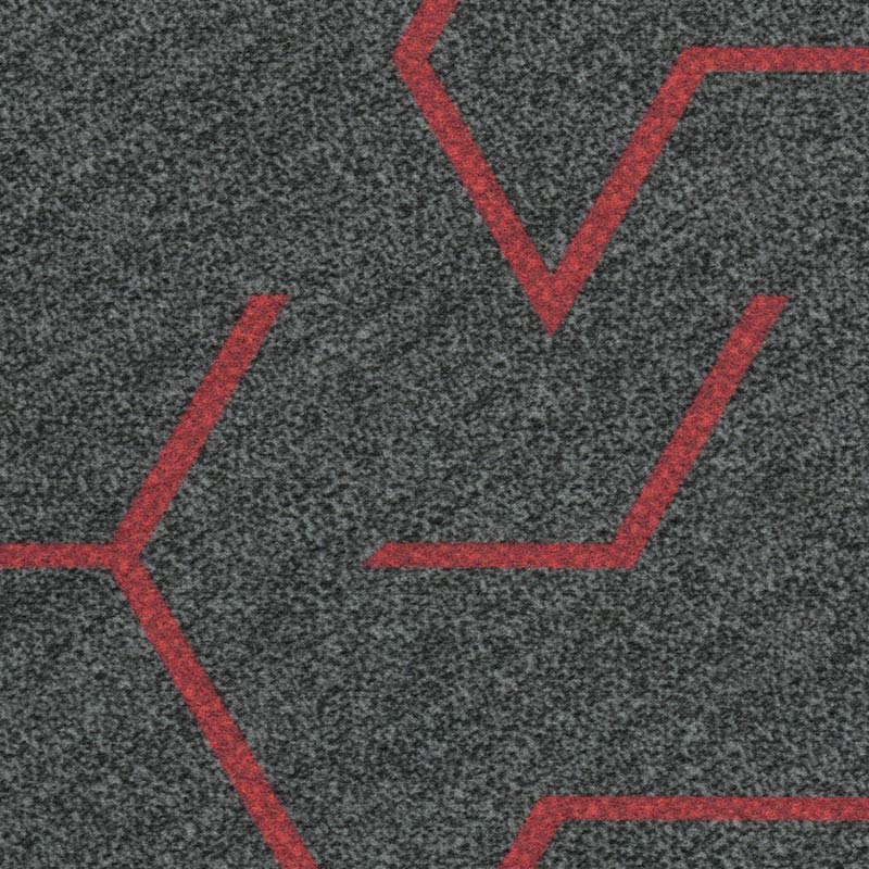 Forbo Flotex Triad Red Line Carpet Planks - DCTUK