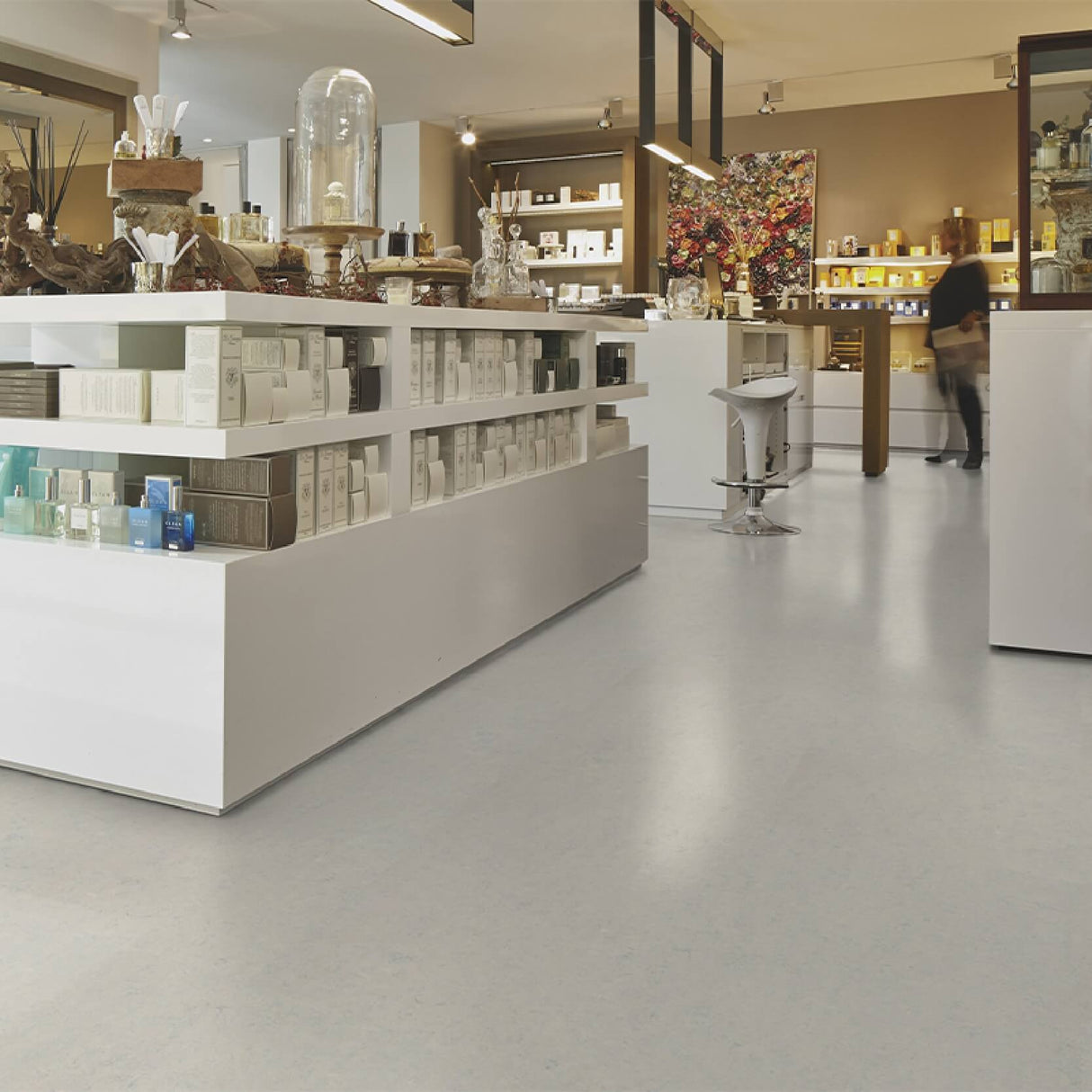 Forbo Marmoleum Marbled Authentic 2939 Black Linoleum - DCTUK