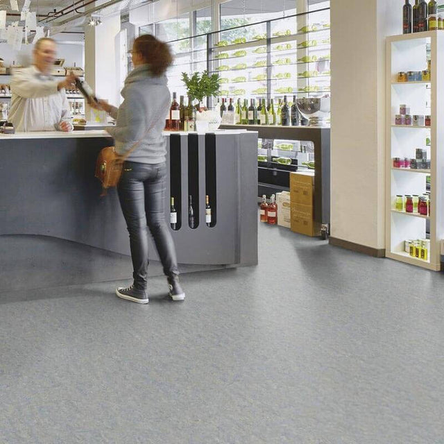 Forbo Marmoleum Marbled Terra Alpine Mist 5802 Linoleum - DCTUK