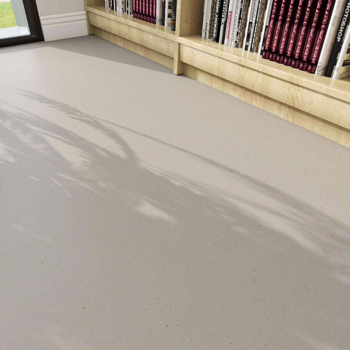 Forbo Marmoleum Solid Cocoa Chocolate Blues 3583 Linoleum - DCTUK