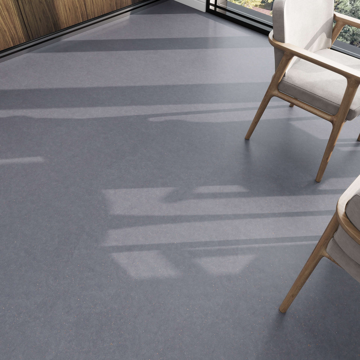 Forbo Marmoleum Solid Cocoa Chocolate Blues 3583 Linoleum - DCTUK
