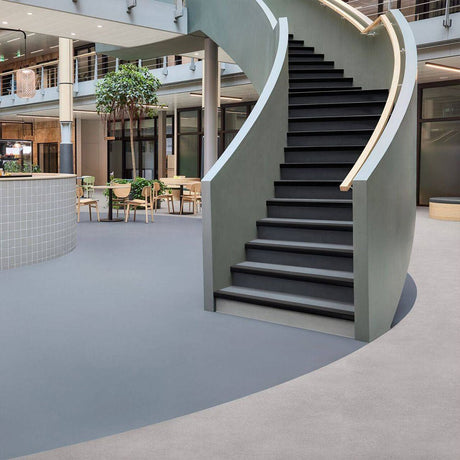 Forbo Sarlon Stone & Material 19dB Steel Concrete 4761 Sheet Vinyl - DCTUK