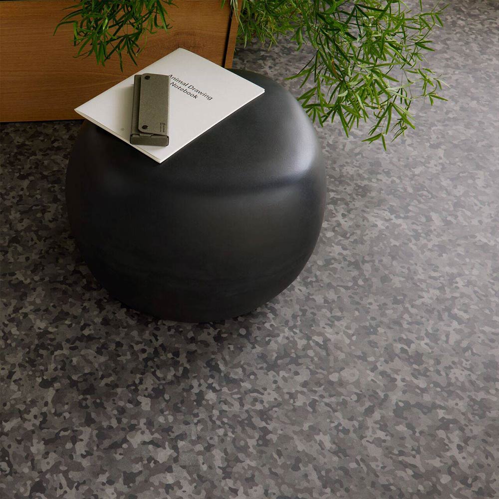 Forbo Sarlon Stone & Material 19dB Steel Concrete 4761 Sheet Vinyl - DCTUK