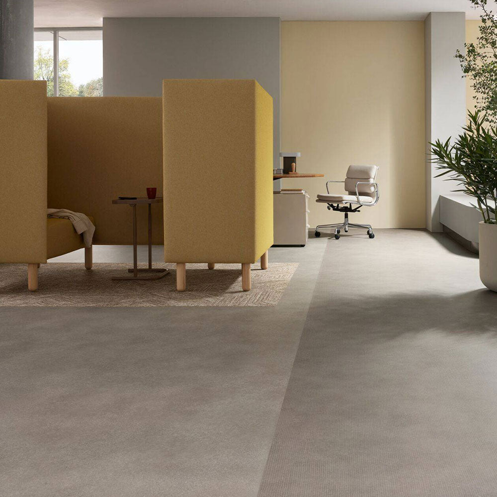 Forbo Sarlon Stone & Material 19dB Steel Concrete 4761 Sheet Vinyl - DCTUK