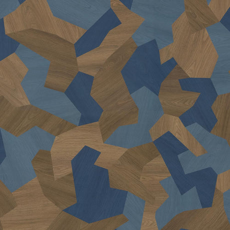 Forbo Sarlon Wood 19dB Blue Shaped Wood 98507 Sheet Vinyl - DCTUK