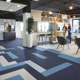 Forbo Tessera Layout & Outline Alloy Carpet Planks - DCTUK