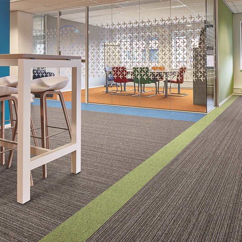 Forbo Tessera Layout & Outline Alloy Carpet Planks - DCTUK